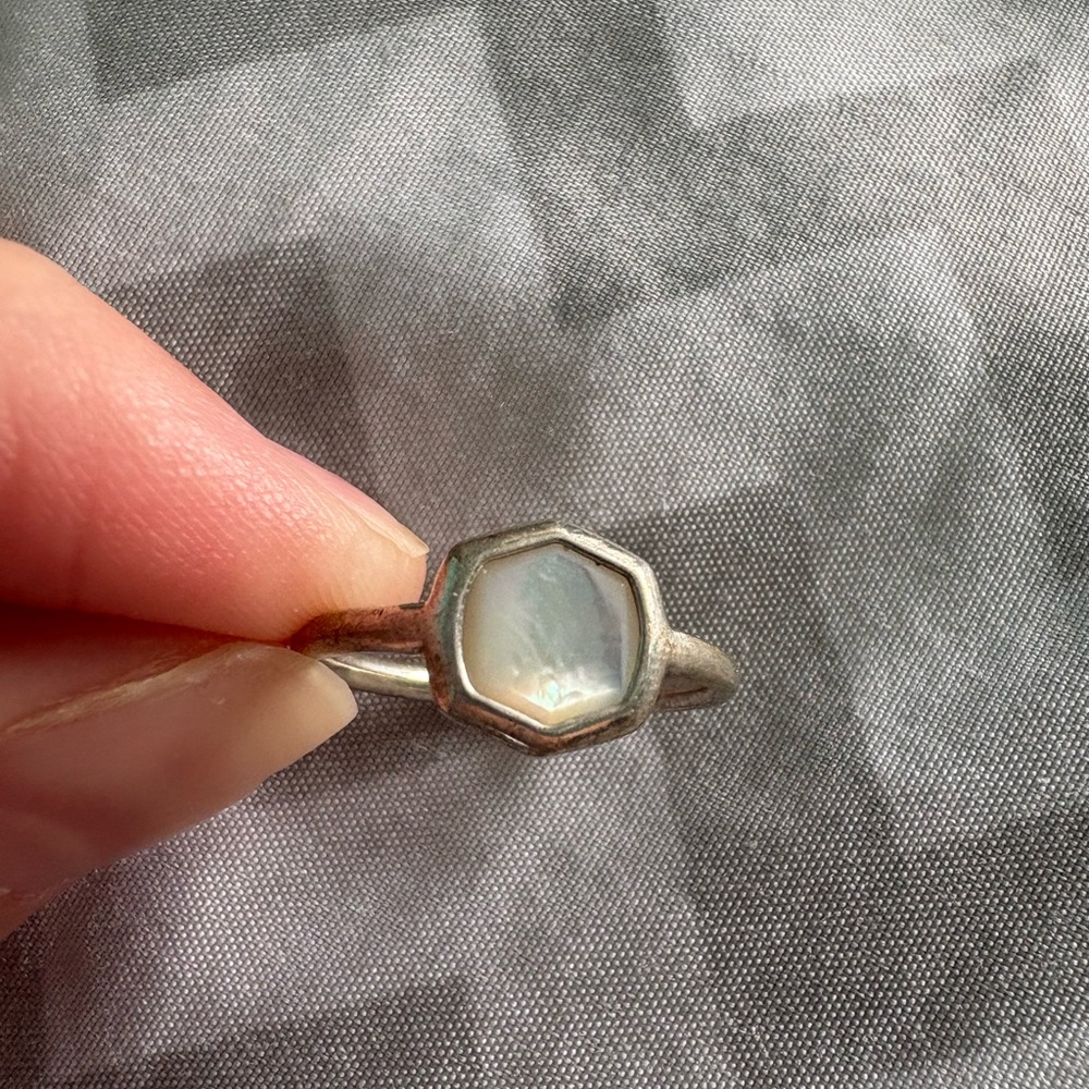 Kendra Scott Davis Sterling Silver Size 8 Ring
